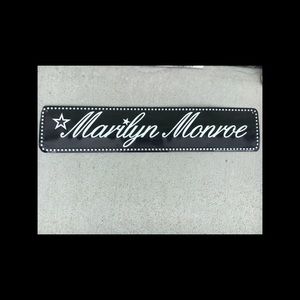 Marilyn Monroe Metallic Sign
